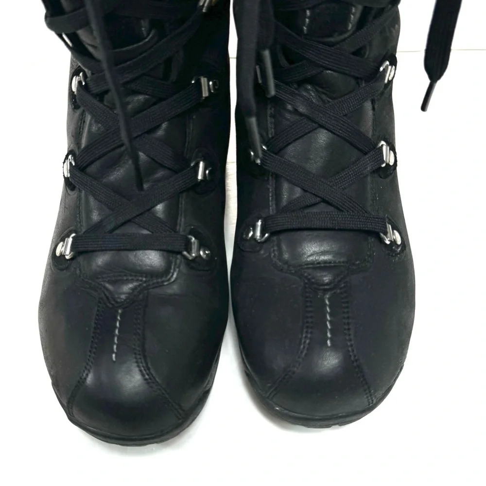 Helly Hansen Skuld 3 Leather Winter Shearling Boot in Black Size 6.5